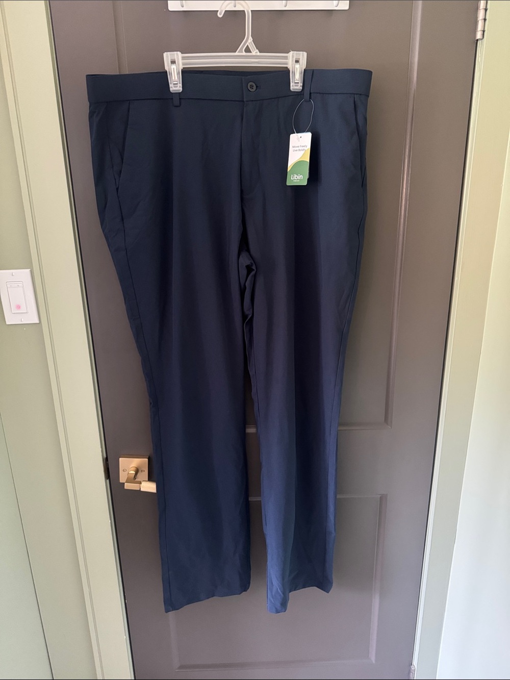 Men’s Navy Golf Pants by Libin, 40/34, NWT